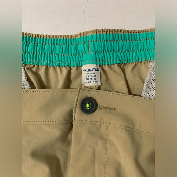 NWT Tommy Bahama Men's Island Zone Stretch Cargo Shorts 4XLB Tan 10" Inseam RARE - Picture 4 of 16